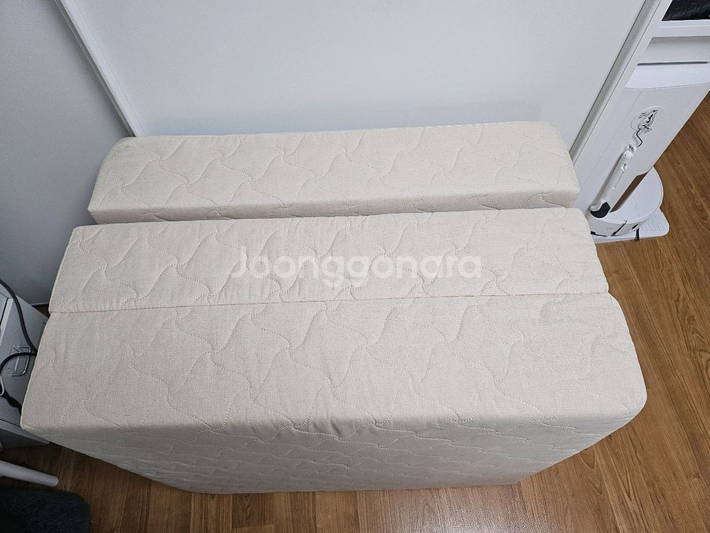 로안슬립 3단접이식 매트리스 15cm--0
