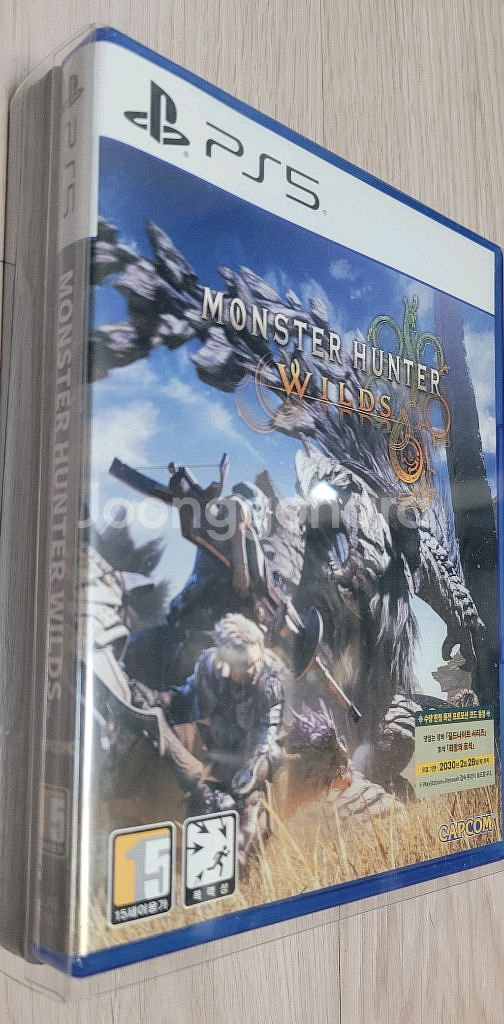 PS5 몬스터헌터 와일즈 스틸북 한정코드 S급--0