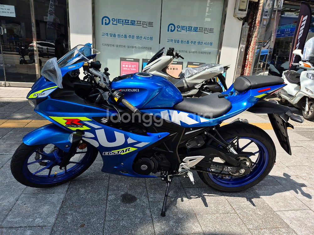 GSX R125 블루 23년식 중고판매--1