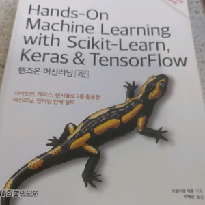 전공서적 핸즈온 머신러닝 2판 택비포 22000원