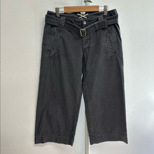 마가렛호웰 정품 워싱가공 벨티드 팬츠 7부