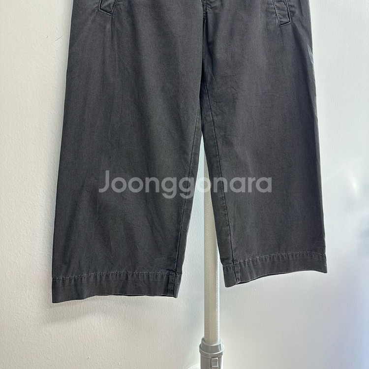 마가렛호웰 정품 워싱가공 벨티드 팬츠 7부--2