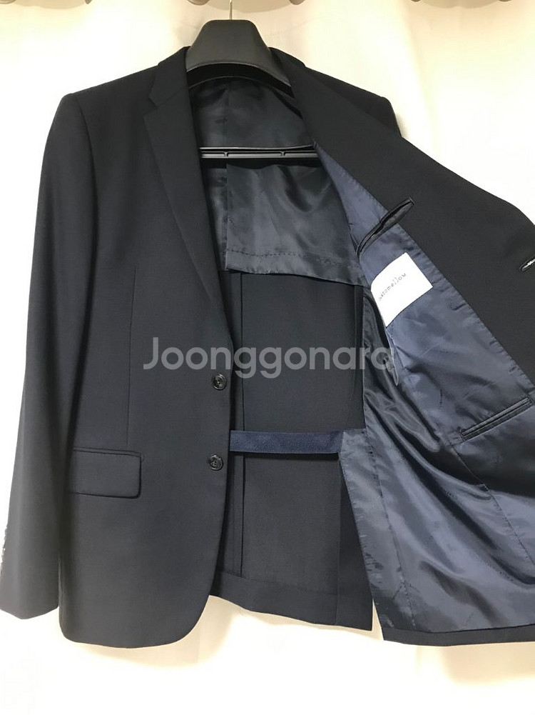 남자 여름자켓 100 커스텀멜로우 네이비 블레이져 정장--1