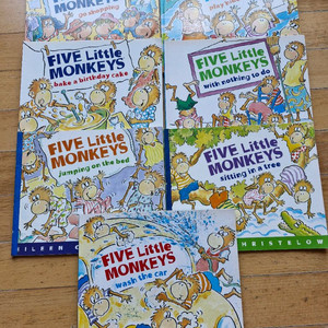 잠수네 영어그림책(five little monkeys