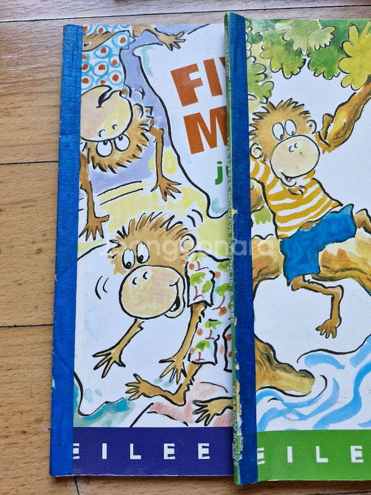 잠수네 영어그림책(five little monkeys--4