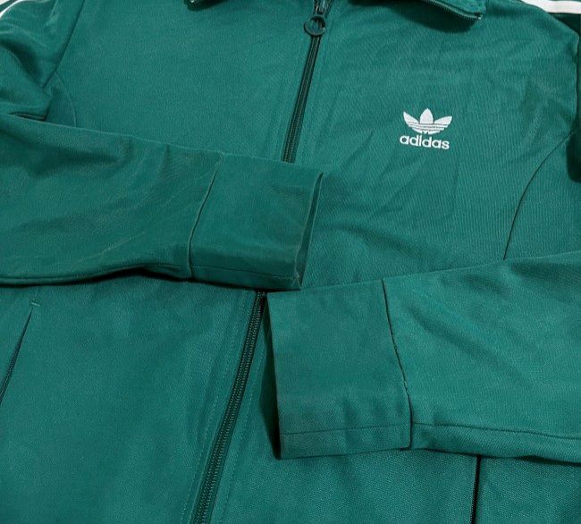 아디다스 그린 초흰 초록 트랙탑 져지집업 95/M 이미지