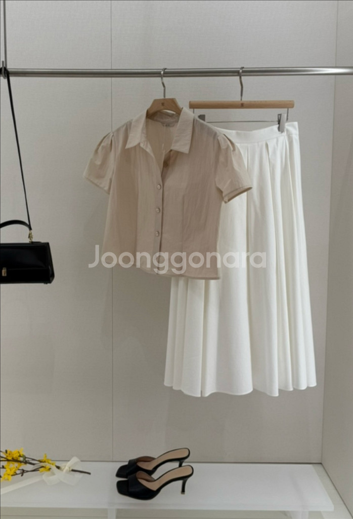 시에 조앤 하프 슬리브 셔츠--1