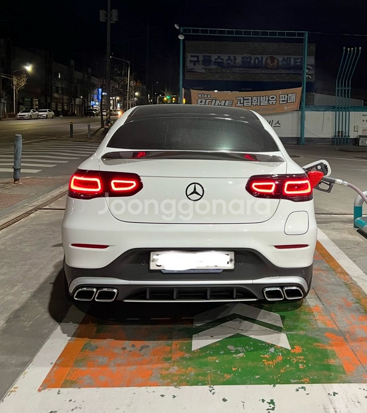 x253 glc63쿠페 카본 스포일러--3