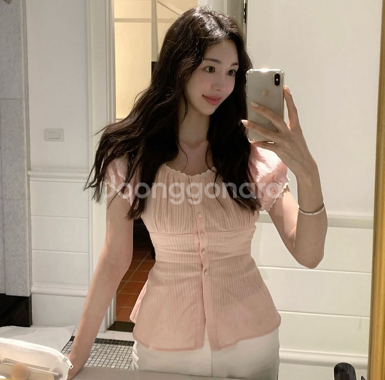 라플라 카르멘 블라우스--0