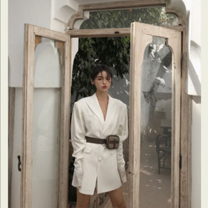 서쿠키 실크포인트 자켓 아이보리 S