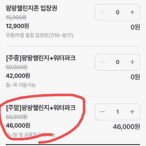 여수 라테라스 워터파크 이용권 4매 8/16