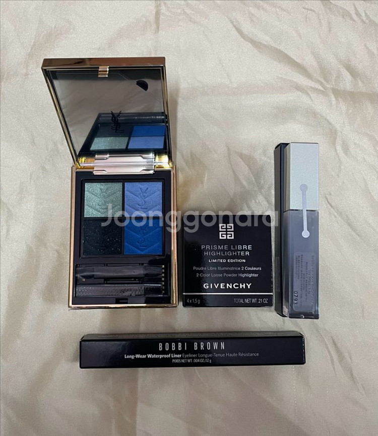 화장품일괄 입생로랑 섀도우,지방시 하이라이터, 스쿠 립--0