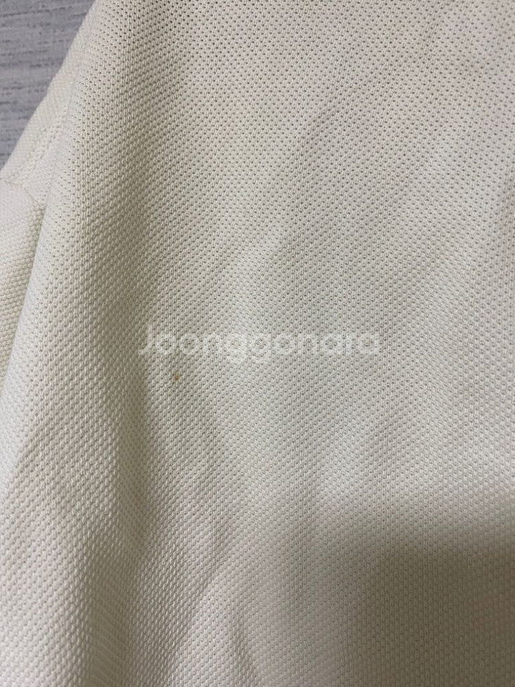 [5] 톰브라운 백삼선 반팔 화이트--2