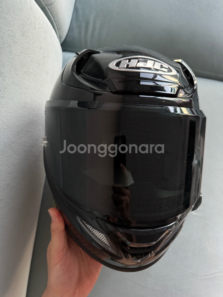 오토바이 헬멧 팝니다 홍진 풀카본--0