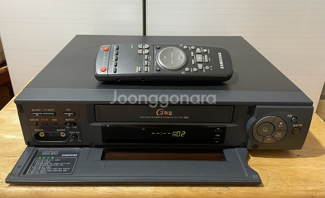 고급기종 삼성 비디오 플레이어 4 헤드 상태 좋고 되감--5