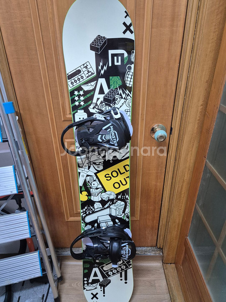 K2 SNOWBOARD + MONSTE 바인딩+보드백--1