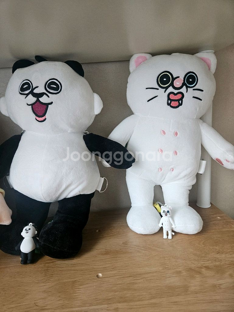 빵빵이 인형 키링 세트--1