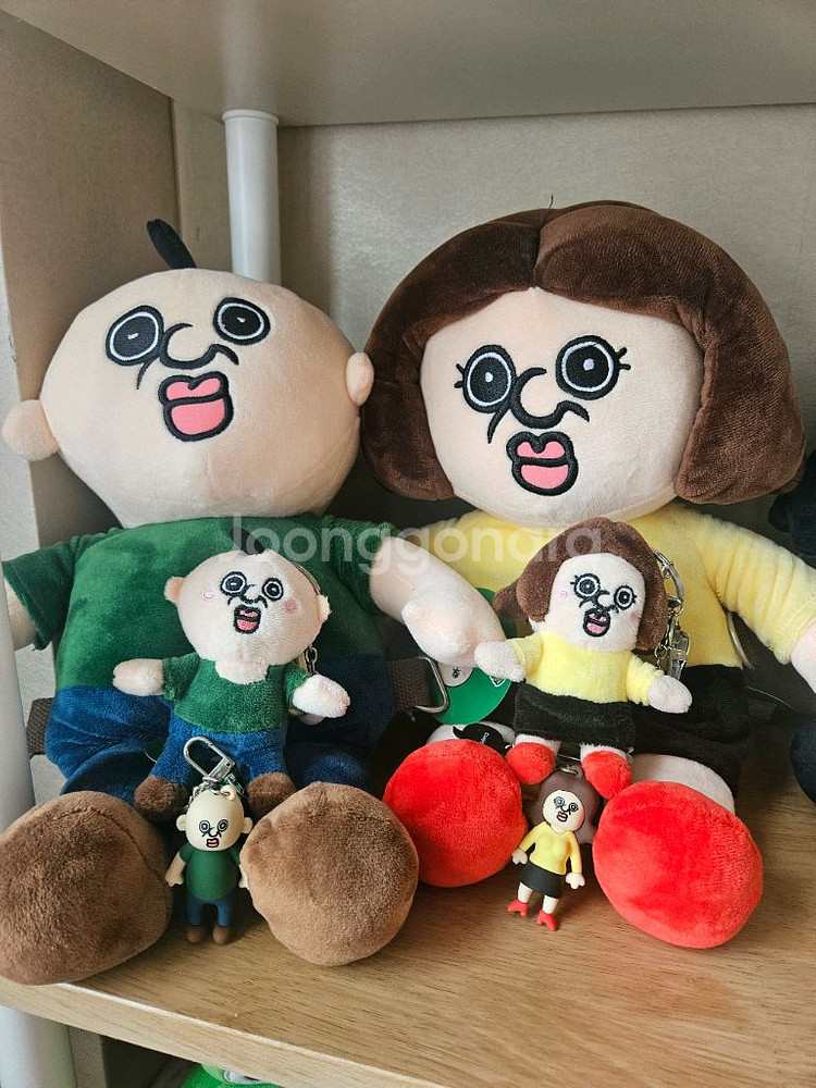 빵빵이 인형 키링 세트--0