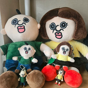빵빵이 인형 키링 세트