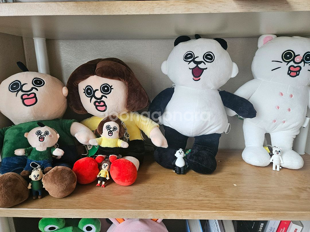 빵빵이 인형 키링 세트--2
