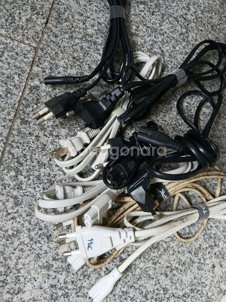 핸드폰,전자,소형가전용 5핀 케이블 200개--4