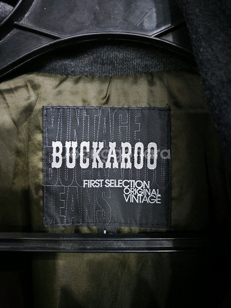 버커루 빈티지 카키컬러 남성 슬림핏 95 야상점퍼--2