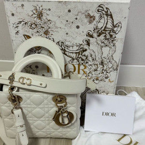 Lady Dior My ABCDior 스몰 백 (크림)