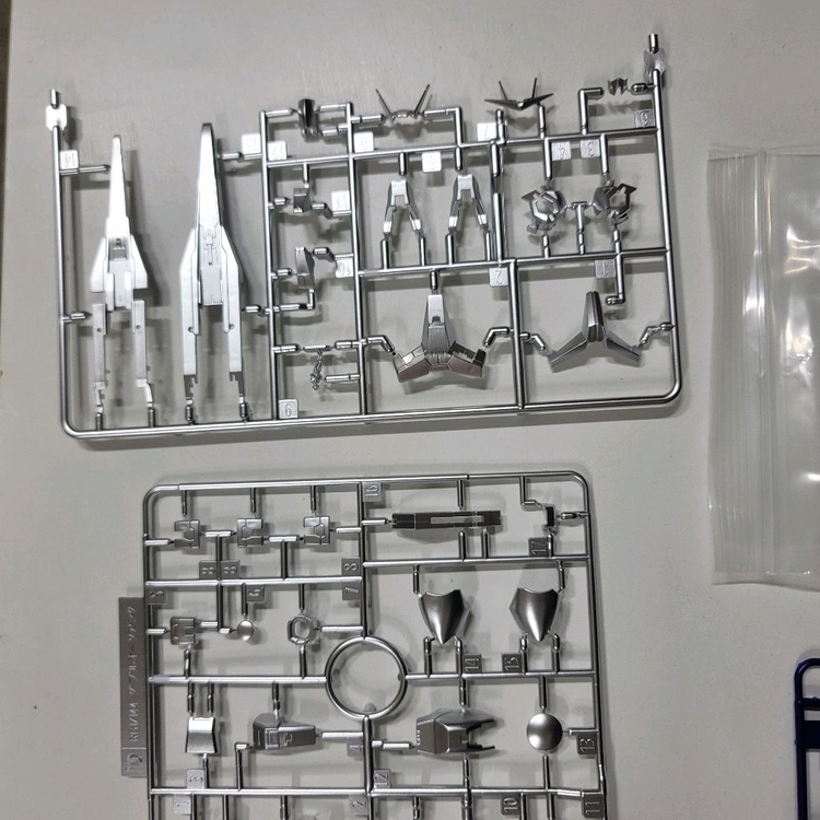 반다이 rg 더블오 퀀터 메탈 코팅 도색킷--2