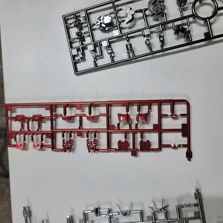 반다이 rg 더블오 퀀터 메탈 코팅 도색킷--3
