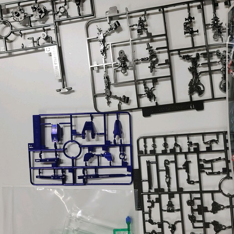 반다이 rg 더블오 퀀터 메탈 코팅 도색킷--5