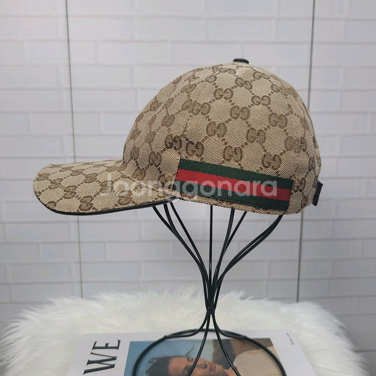 GUCCI 구찌 모자 볼캡 캡 58cm M 사이즈--1