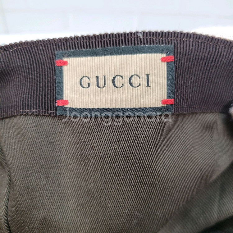 GUCCI 구찌 모자 볼캡 캡 58cm M 사이즈--5