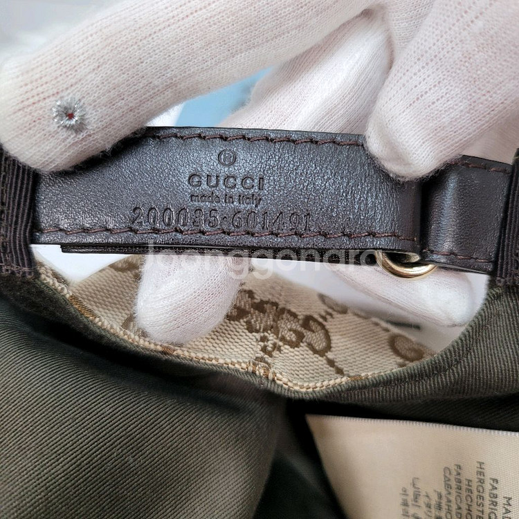 GUCCI 구찌 모자 볼캡 캡 58cm M 사이즈--6