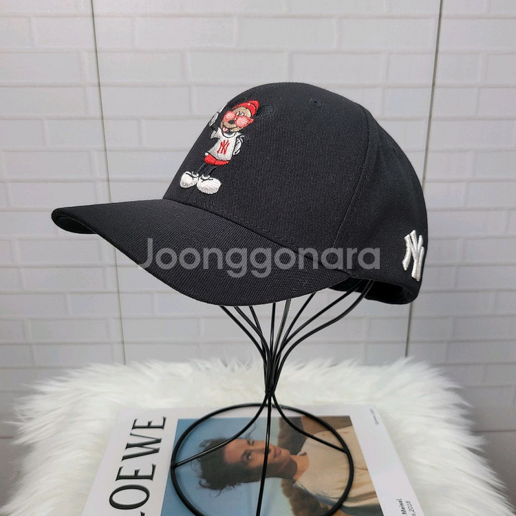 MLB X DISNEY 커브조절캡 뉴욕양키스 모자 볼캡--1