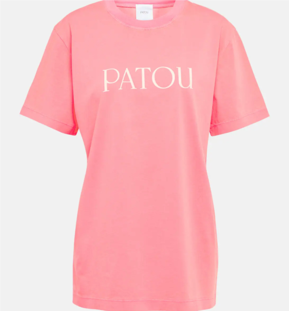 PATOU 핑크 티셔츠 S사이즈