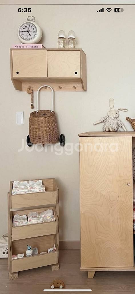 원목 슬라이딩 수납장(Wall slide cabinet--5