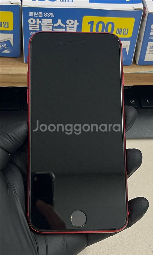 아이폰Se3 128G 레드 S급!--0