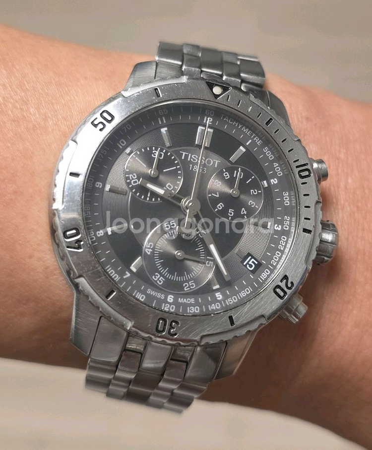 티쏘 (TISSOT) PRS200 메탈 시계 보증서포함--0