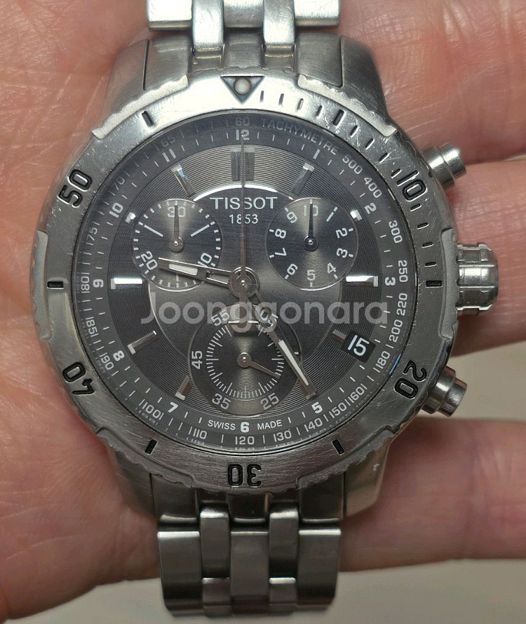 티쏘 (TISSOT) PRS200 메탈 시계 보증서포함--5