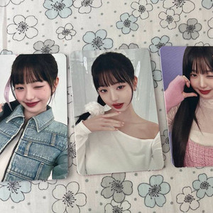 3장일괄)아이브 장원영 원영 어뮤즈 포카 양도