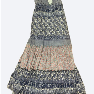 빈티지 히피 보헤미안 페이즐리 원피스