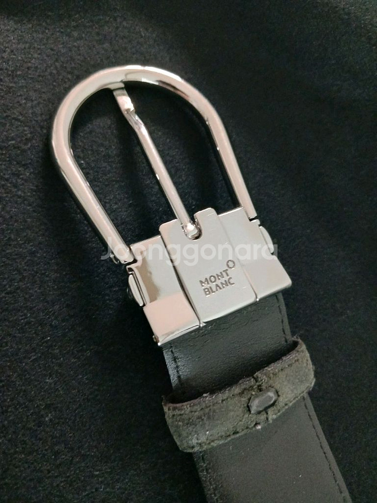 몽블랑 신사정장 가죽벨트 정품--2