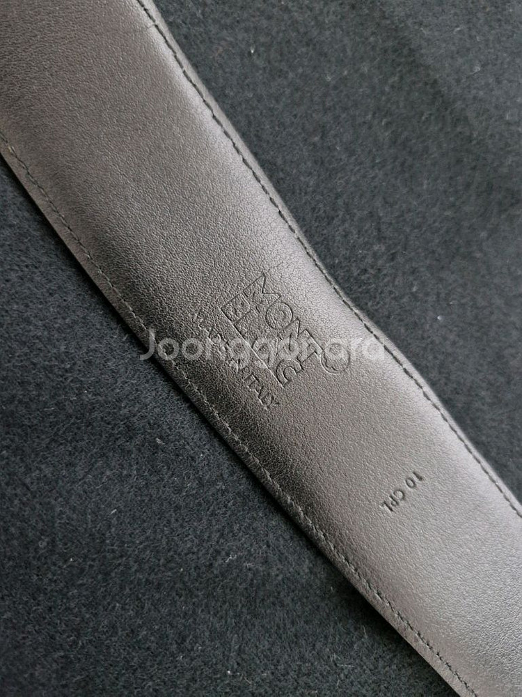 몽블랑 신사정장 가죽벨트 정품--3