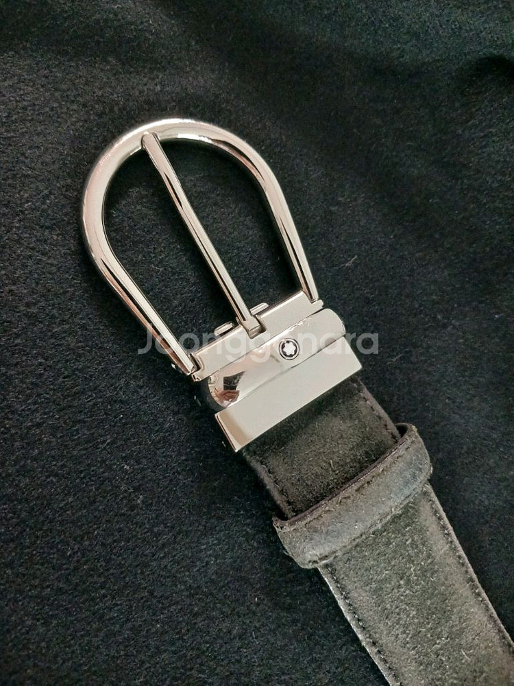 몽블랑 신사정장 가죽벨트 정품--1