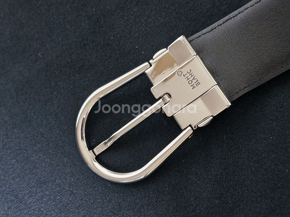 몽블랑 신사정장 가죽벨트 정품--6