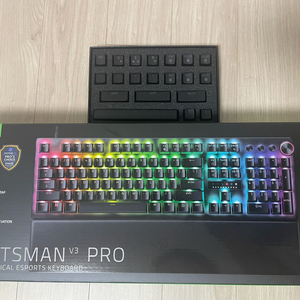 레이저 헌츠맨v3pro 키보드 풀배열 미개봉새상품