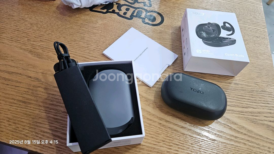 TOZO 오픈버즈 팝니다--1