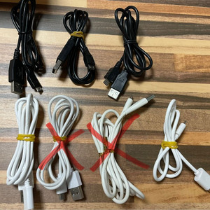 USB - 5핀 충전 케이블 1개당 1천원