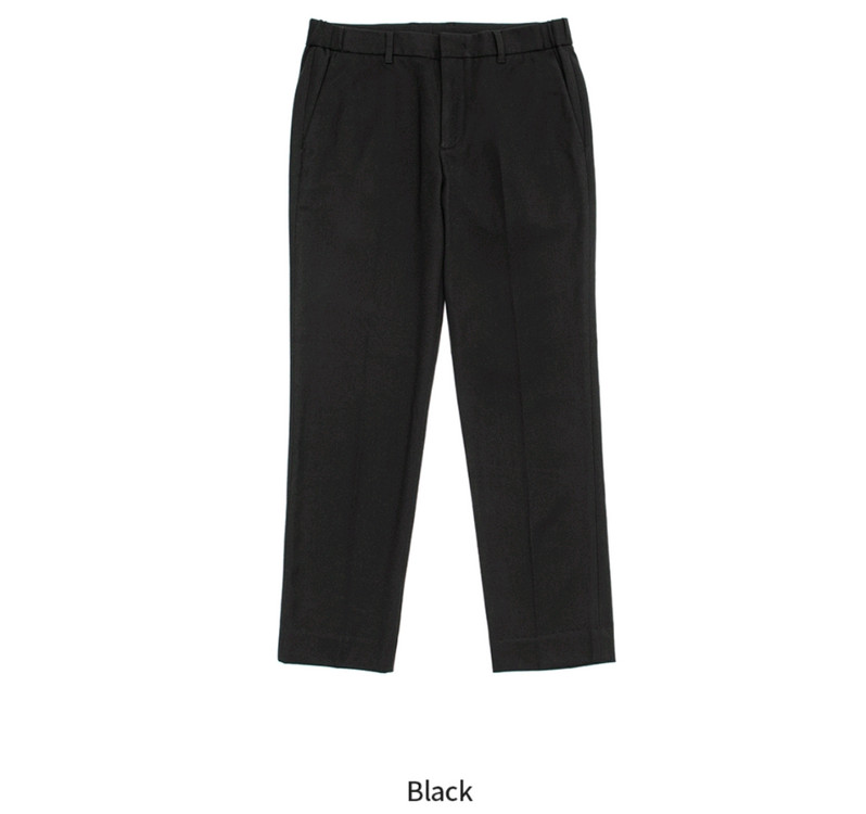 더니트컴퍼니 웜히트 하프밴딩 슬랙스 이미지