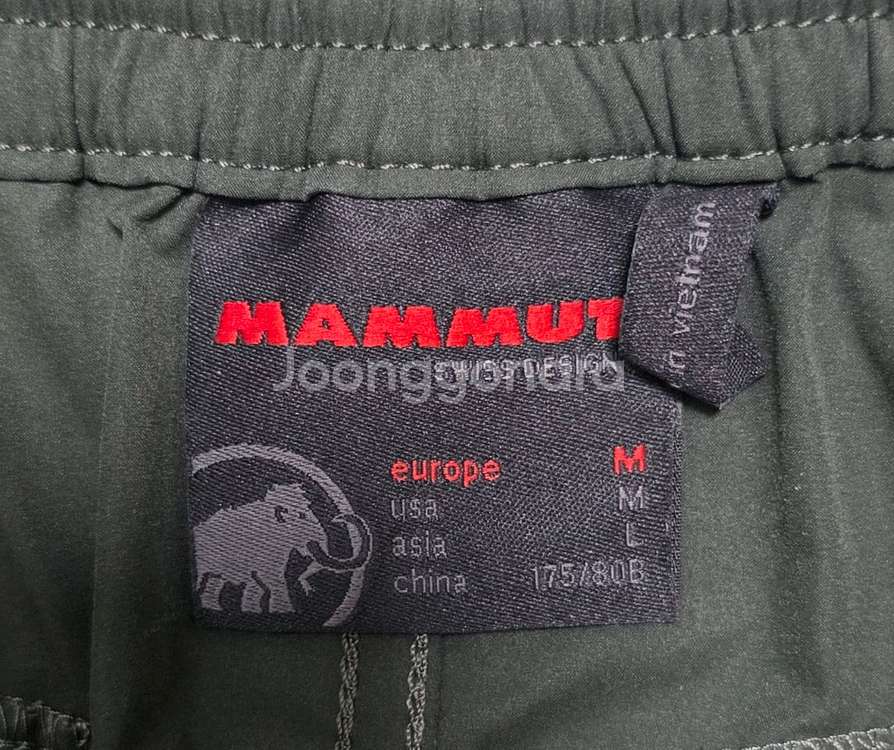 마무트 MAMMUT 슬림핏 등산팬츠 춘하추용 30~31--6
